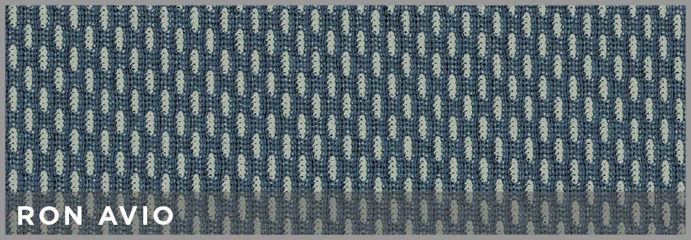 Cora Front Seat Cover Poncho Stretch Fabric Cotton Blend Air Force Blue