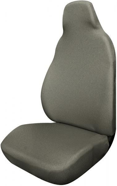 Poncho Cora para asiento delantero, mezcla de algodón elástico, color gris polvoriento