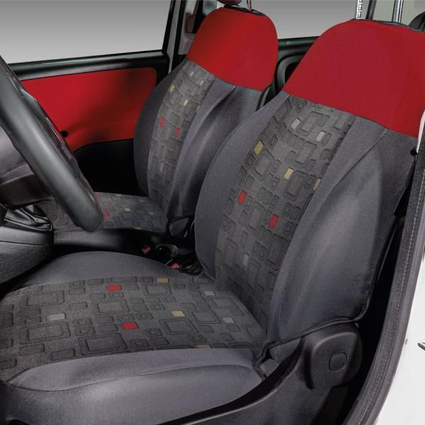 Cora Komplettes Set maßgefertigter Sitzbezüge Fiat Panda 12> 4 Rücksitze geteilt