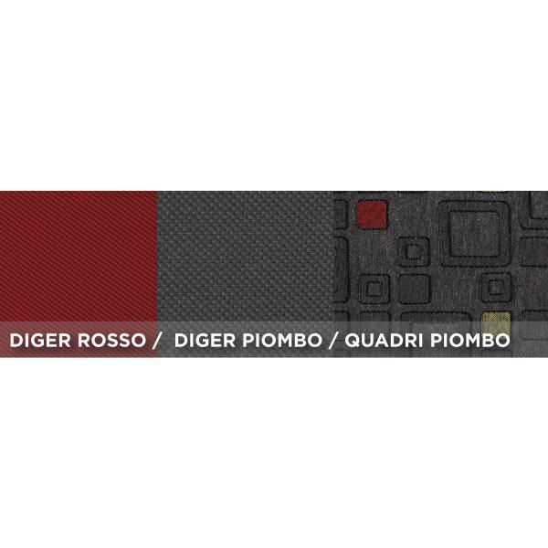 Cora Serie completa coprisedili personalizzati Fiat Panda 12> 5 posti post. divi