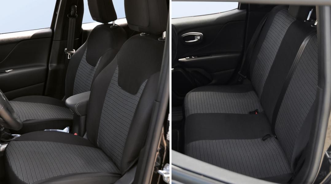 Cora Juego completo de fundas de asientos personalizadas JEEP Renegade 14>/Compass 17>, DA