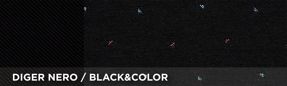 Cora Manufacturing Serie completa coprisedili Fast&Smart tg. speciale tess. misto cotone nero/black&color