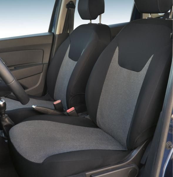 Fundas de asientos delanteros Cora Custom JEEP Renegade 14>/Compass 17>, DACIA D