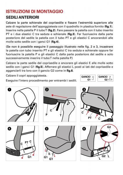 Fundas de asiento delantero Cora Rapid, tamaño universal, tejido de algodón acolchado, azul fuerza aérea
