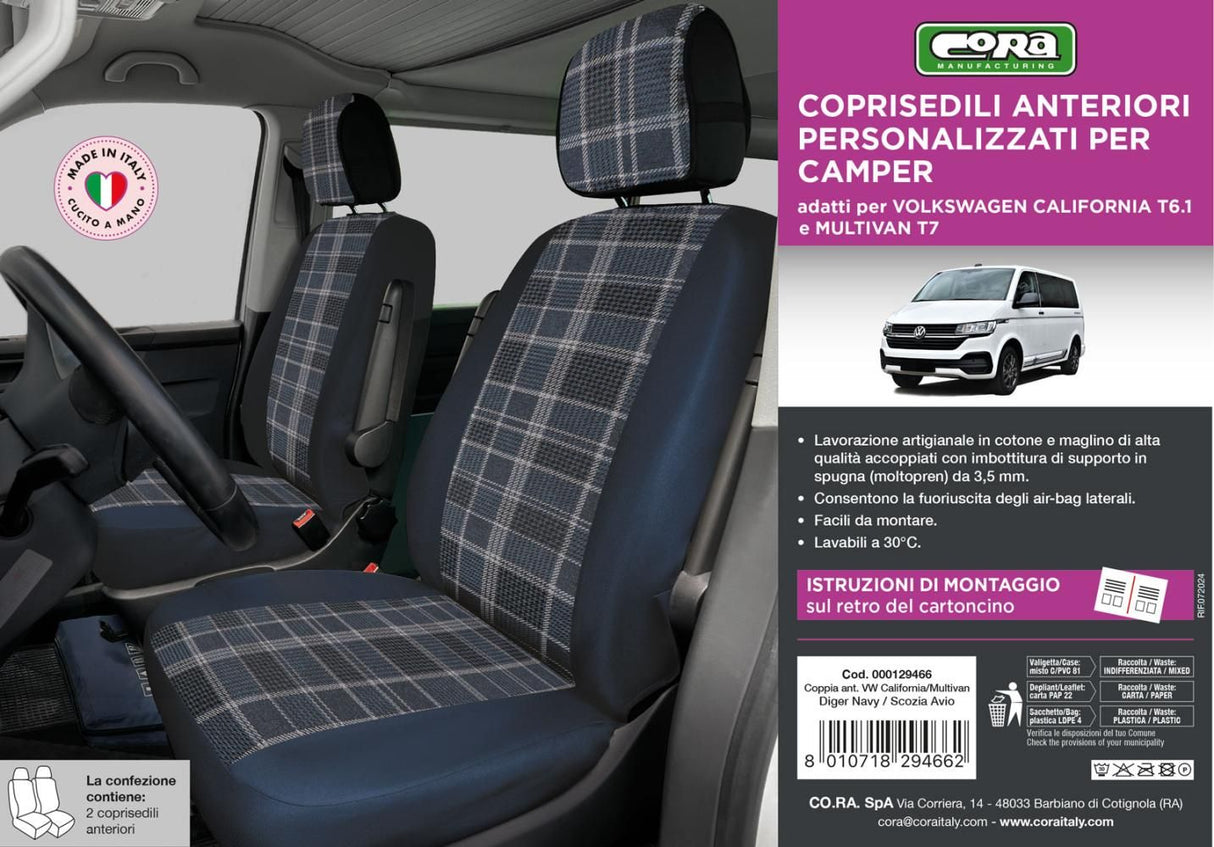 Cora coppia anteriore Volkswagen California T 6.1 Scozia Avio