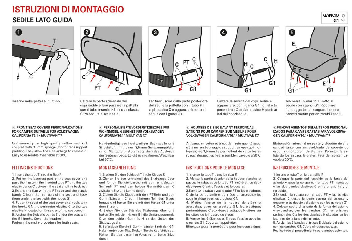 Cora Vorderachse, Paar Volkswagen California T 6.1, Schottland Avio