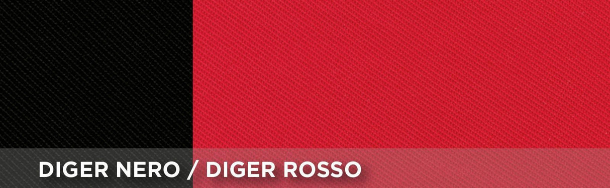 Cora Sporty front seat covers, one size, black/red fabric