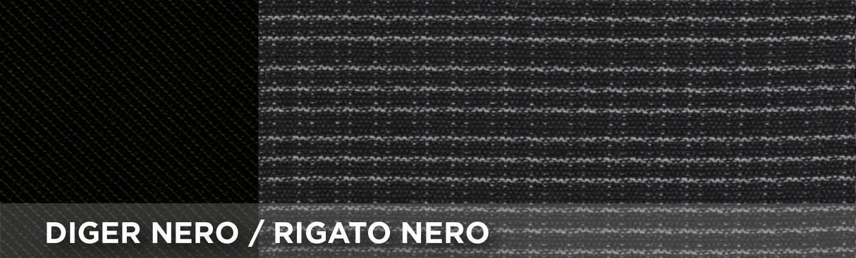 Cora Coprisedili anteriori Centauro tg. universale tessuto misto cotone rigato nero