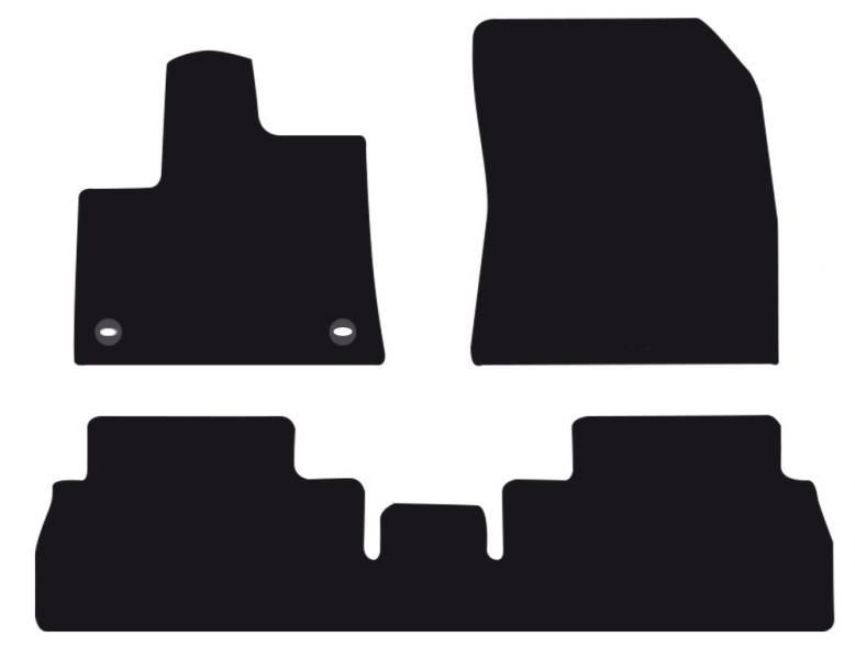 Cora Tappeti moquette Tailor CITROEN Berlingo 5p. 18> (K9) - OPEL Combo E Life 18> - PEUGEOT Rifter 18> 5 posti (fix ovale)