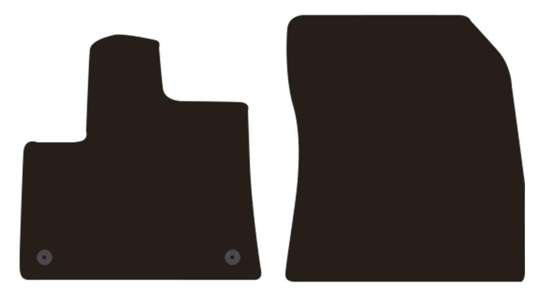 Cora Tailor carpet mats CITROEN Berlingo van 18> - FIAT Doblò van 22> - OPEL Combo E van 18> - PEUGEOT Partner van 18> 5 seats - TOYOTA ProAce City v