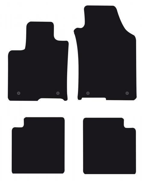 Cora Carpets Maßanfertigung LANCIA Ypsilon 15> (Fahrerseite fester Radstand = 29 cm)