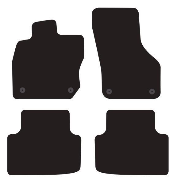 Alfombrillas Cora Tailor para Skoda Octavia IV 5p. y SW 20> (híbrido)