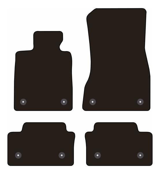 Cora Tailor carpet mats for BMW 5 Series 4-door 2023> (also electric i5)