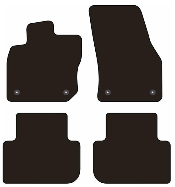 Cora Tailor car mats for Vw Tiguan III 23> (Not Hybrid)