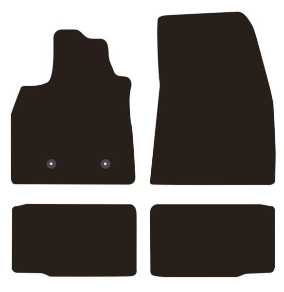 Alfombrillas Cora Tailor para Dacia Duster III 24> (Full Hybrid)