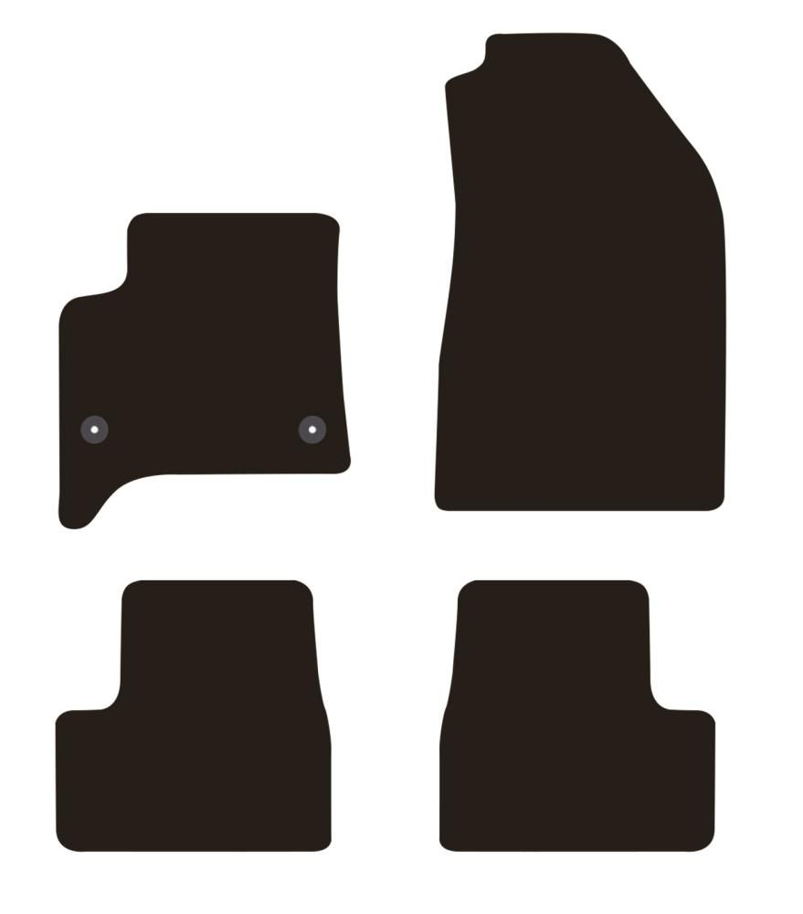 Cora Tappeti moquette Tailor CITROEN C3 IV 24> - FIAT Grande Panda 25> (ibride mild)