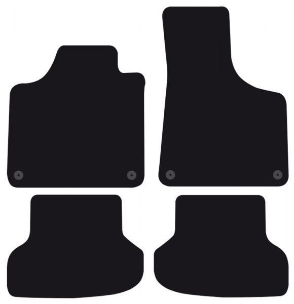 Cora Tailor carpet mats for AUDI A3 3-door 03>12 and 5-door Sportback 04>12, A3 Cabrio 08>13