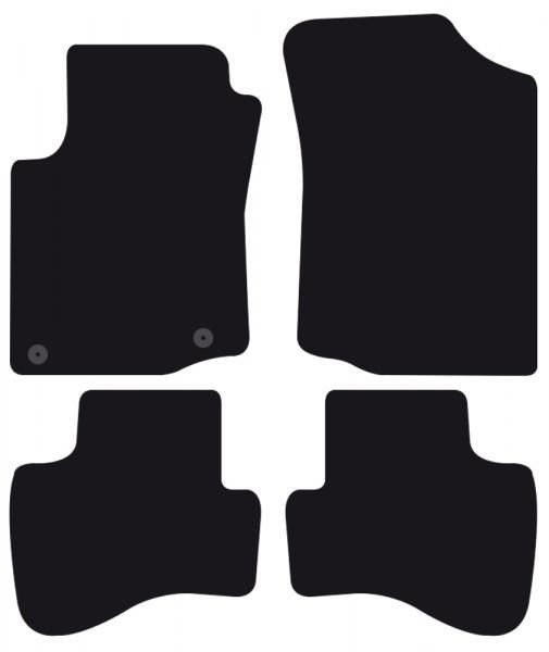 Cora Tailor carpet mats CITROEN C1 3/5p. 05>10 - PEUGEOT 107 3/5p. 05>12, 12> - TOYOTA Aygo 3/5p. 05>14