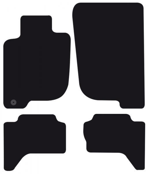 Cora Carpet Mats Tailor MITSUBISHI L200 4p. 06>15