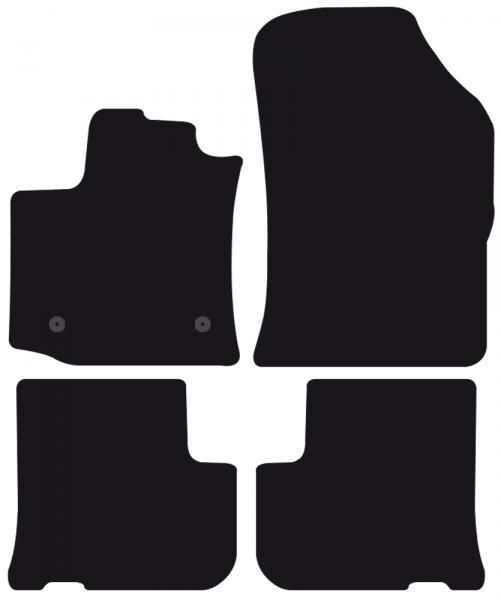 Cora Carpets Maßanfertigung DACIA Lodgy 12>17, 17> 5 Sitze