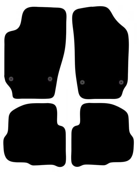 Cora Tailor carpet mats for SKODA Fabia 4/5p. and wagon 99>07