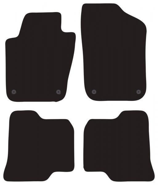 Cora Tailor Fußmatten für SEAT Ibiza 3-Sitzer (08>15, 15>) / 5-Sitzer (08>17) / Ibiza ST SW (10>15, 15>)