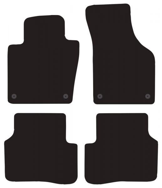 Alfombrillas Cora Tailor para VOLKSWAGEN Passat 4p. y SW 05>14, Passat CC 08>12
