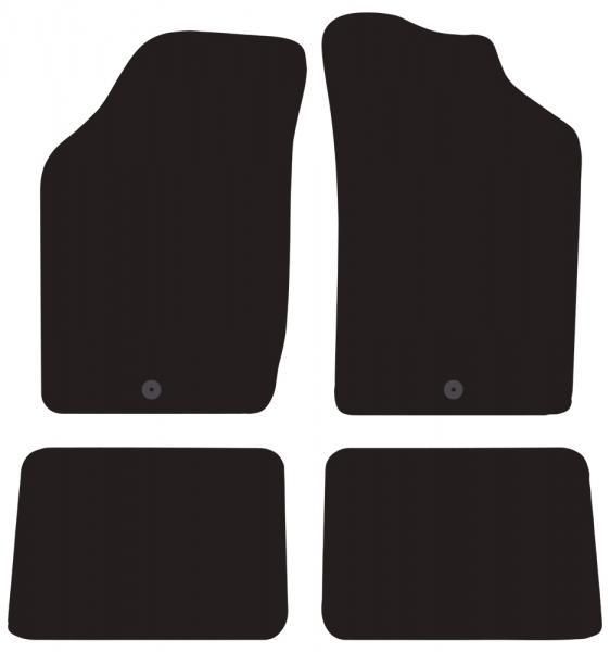 Alfombrillas Cora Tailor para RENAULT Clio II 3/5p. y Clio Storia 98>11