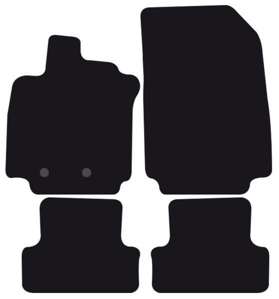 Cora Fußmatten, maßgefertigt für Renault Clio III 3/5-Sitzer (05–09, 09>) und Sportour SW (07–13)
