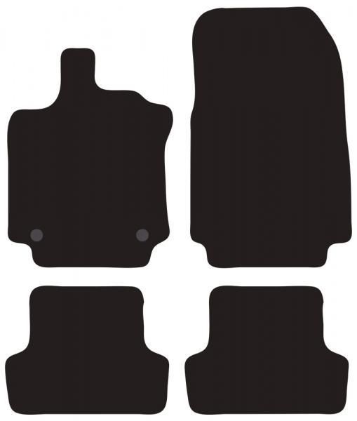 Cora Tailor carpet mats RENAULT Clio IV 5p. 12>19 and Sporter SW 13>16, 16>