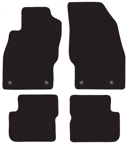 Cora Tailor carpet mats OPEL Corsa D 3/5p. 06>14 - Corsa E 3/5p. 14>19