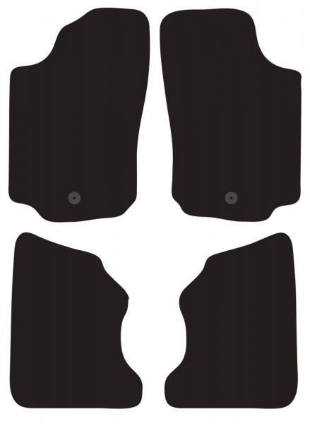 Alfombrillas Cora Tailor para OPEL Combo C Tour 5p. 01>11