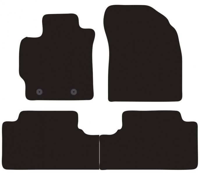 Cora Tailor carpet mats TOYOTA Auris 3/5p. 07>12