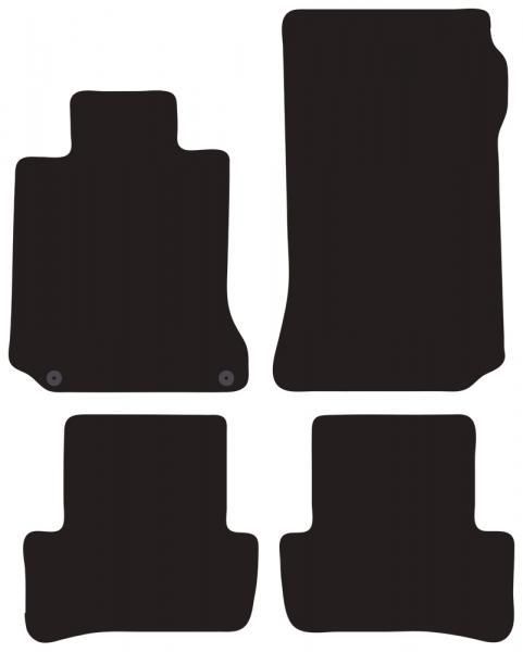 Alfombrillas Cora Tailor para MERCEDES Clase C 4 puertas y SW 07>14
