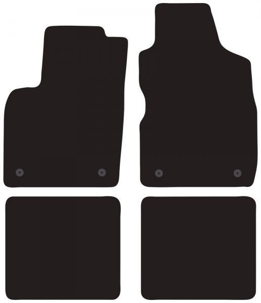 Cora Carpets – Maßanfertigung für FIAT Panda II ab 2003, Panda Classic