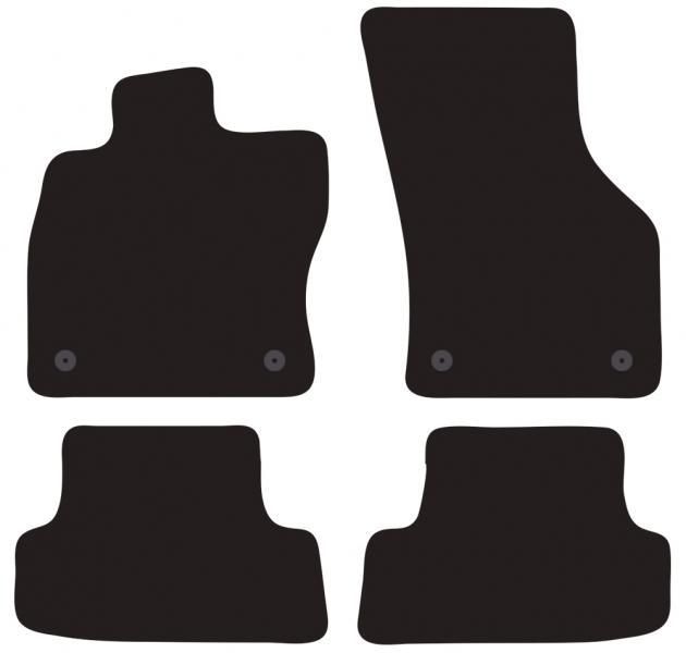 Cora Tailor Fußmatten für Audi A3 3-Sitzer (2012–2016) und Cabrio (2013–2016).