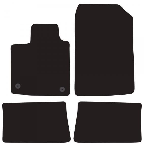 Alfombrillas Cora Tailor RENAULT Twingo II 07>14