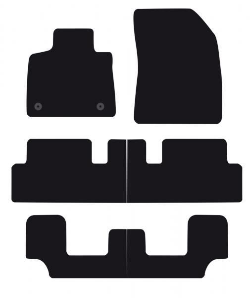 Cora Tailor Fußmatten für CITROËN C4 Grand Picasso II / Grand Spacetourer 13>16, 16>