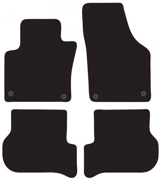 Cora Tailor carpet mats VOLKSWAGEN Golf Plus 05>09