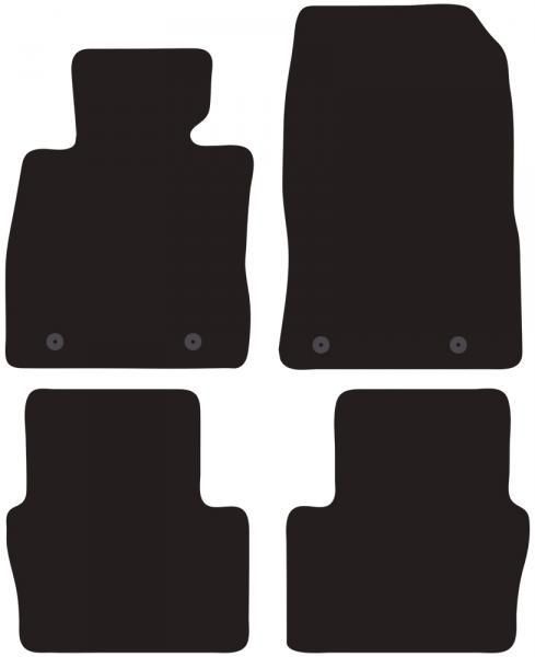 Alfombrillas Cora Tailor MAZDA 2 15>19, 19>