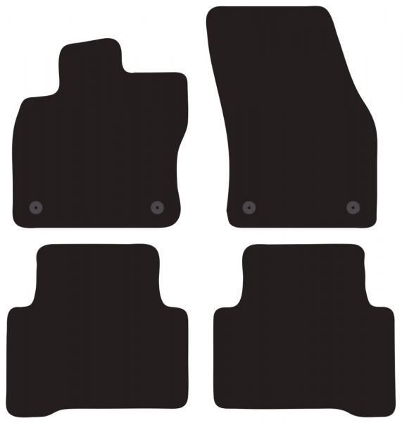 Cora Carpet Mats Tailor VOLKSWAGEN Touran 15>