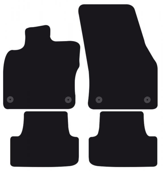 Cora Tailor Carpet Mats SEAT Ateca 16>20, 20> - SKODA Karoq 17>