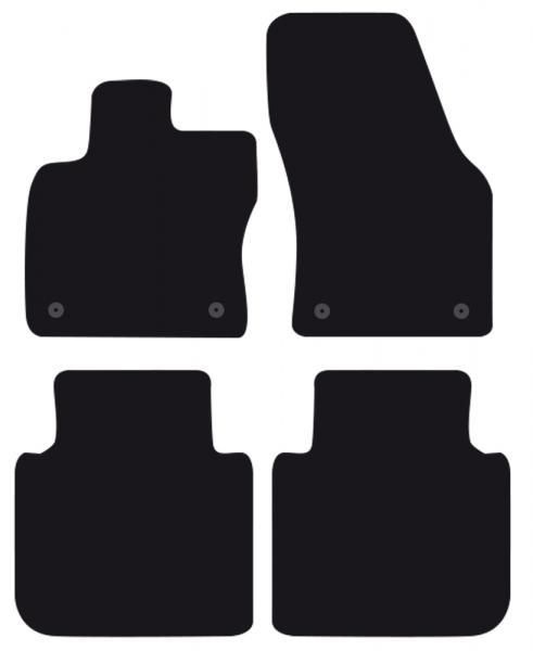 Cora Tappeti moquette Tailor SEAT Tarraco 18> - SKODA Kodiaq 16> - VOLKSWAGEN Tiguan Allspace 17> 5 posti