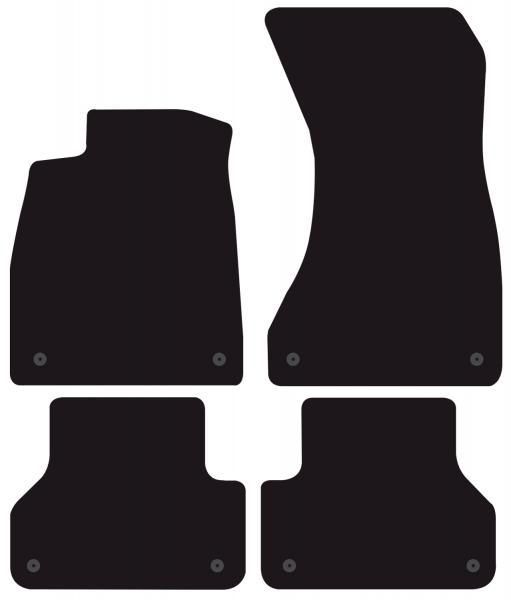 Cora Tailor Teppichmatten AUDI A5 Coupé und Sportback 16> - A5 Cabrio 17>