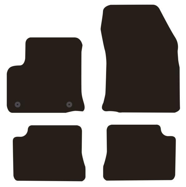 Cora Tappeti moquette Tailor CITROEN DS3 Crossback 19> - OPEL Corsa F 5p. 19> - PEUGEOT 208 5p. 19> (elettriche)