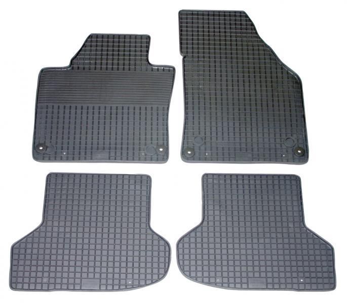 Alfombrillas de goma Cora para Audi A3 3 puertas 03-12 y Sportback 5 puertas 04-12, A3 Cabrio 08-13