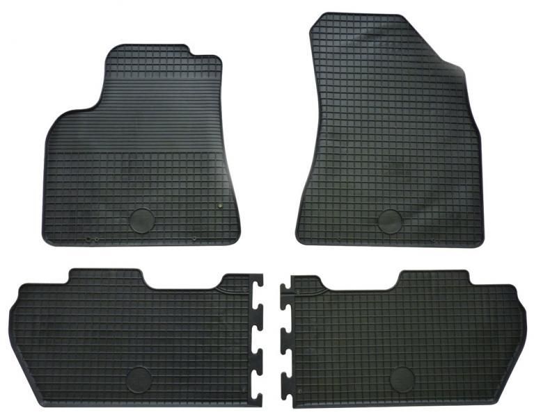 Alfombrillas de goma Cora para CITROËN Berlingo II 5p. 08>18 - PEUGEOT Partner II Tepee 08>18