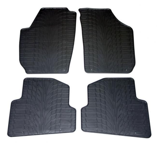 Alfombrillas de goma Cora SKODA Fabia II 5p. y familiar 07>14