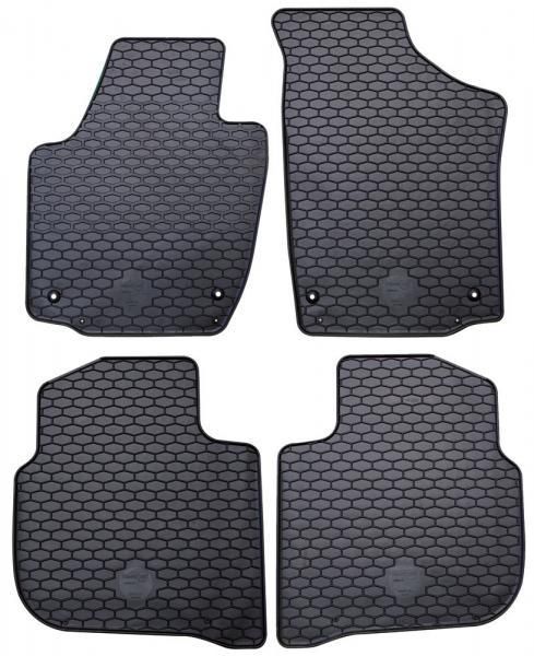 Alfombrillas de goma Cora SEAT Toledo 12> - SKODA Rapid 4p. y Spaceback SW 12>17, 17>