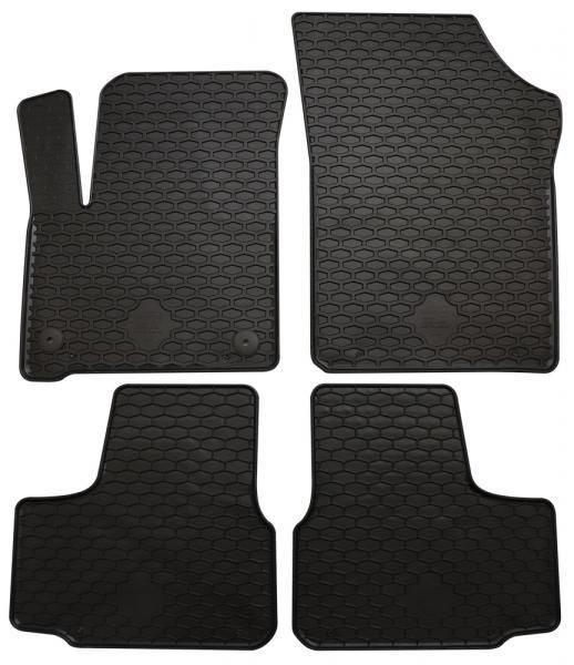 Alfombrillas de goma Cora SEAT Mii 19> - SKODA Citigo 19> - VOLKSWAGEN e-up! 19> (eléctrico)